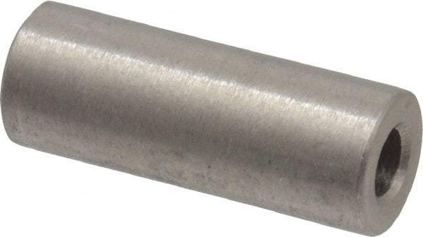 Electro Hardware - 0.171" ID x 3/8" OD, #8 Screw, Grade 18-8 & 303 Stainless Steel Female Unthreaded Circuit Board Spacer - Round Body, Uncoated, 1" OAL - Exact Tool & Supply