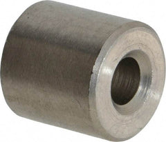 Electro Hardware - 0.194" ID x 1/2" OD, #10 Screw, Grade 18-8 & 303 Stainless Steel Female Unthreaded Circuit Board Spacer - Round Body, Uncoated, 1/2" OAL - Exact Tool & Supply