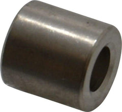 Electro Hardware - 0.257" ID x 1/2" OD, 1/4 Screw, Grade 18-8 & 303 Stainless Steel Female Unthreaded Circuit Board Spacer - Round Body, Uncoated, 1/2" OAL - Exact Tool & Supply