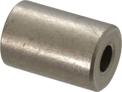 Electro Hardware - 0.194" ID x 1/2" OD, #10 Screw, Grade 18-8 & 303 Stainless Steel Female Unthreaded Circuit Board Spacer - Round Body, Uncoated, 3/4" OAL - Exact Tool & Supply