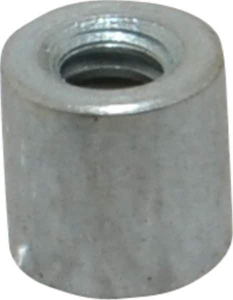 Electro Hardware - #6-32, 1/4" OAL, Steel Round Fully Threaded Female Circuit Board Standoffs - 1" Thread Depth, 1/4" Body Length, Zinc-Plated Clear Chromate Finish - Exact Tool & Supply