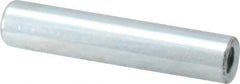 Electro Hardware - #8-32, 1-1/4" OAL, Steel Round Fully Threaded Female Circuit Board Standoffs - 1" Thread Depth, 1-1/4" Body Length, Zinc-Plated Clear Chromate Finish - Exact Tool & Supply