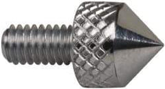 Mitutoyo - M2.5x0.45, 5mm Ball Diam, Carbide 90 ° Conical Contact Point - 5mm Contact Point Length, Use with AGD 1,2,3,4 - Exact Tool & Supply