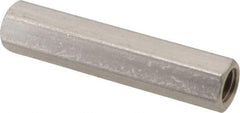 Electro Hardware - #10-32, 1-1/4" OAL, 1/4" Across Flats, Stainless Steel Hex Female Circuit Board Standoffs - 1-1/4" Body Length, Bright Finish - Exact Tool & Supply