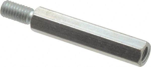 Electro Hardware - #4-40, 0.6559" OAL, 1/4" Across Flats, Steel Male/Female Hex Circuit Board Standoff - Exact Tool & Supply