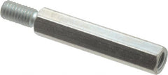 Electro Hardware - #6-32, 0.7179" OAL, 3/16" Across Flats, Steel Male/Female Hex Circuit Board Standoff - Exact Tool & Supply
