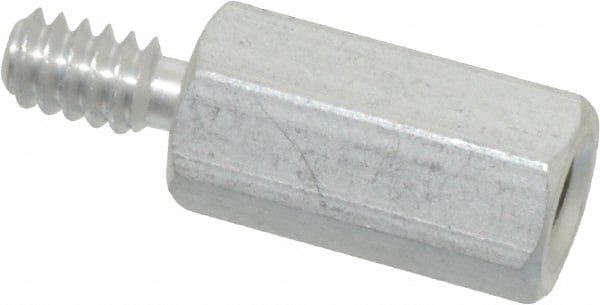 Electro Hardware - #10-32, 1-3/4" OAL, 3/8" Across Flats, Aluminum Male/Female Hex Circuit Board Standoff - Exact Tool & Supply