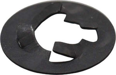 Value Collection - 5/32" Screw, 3/8" OD, Spring Steel Push Nut - Black Phosphate - Exact Tool & Supply