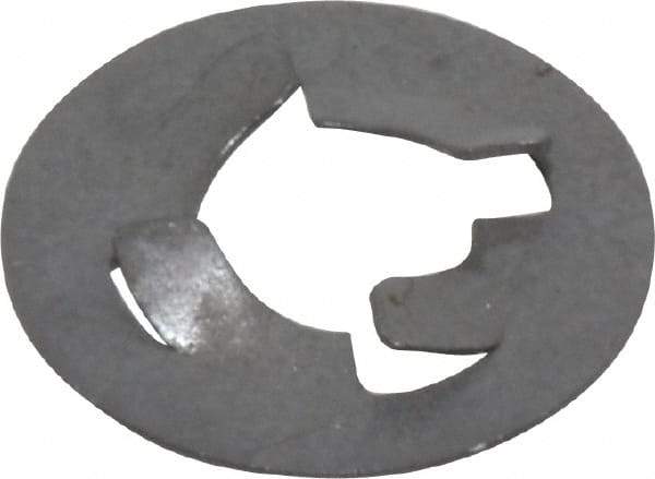 Au-Ve-Co Products - 3/16" Screw, 7/16" OD, Spring Steel Push Nut - Black Phosphate - Exact Tool & Supply