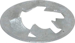 Value Collection - 1/2" Screw, 15/16" OD, Spring Steel Push Nut - Zinc-Plated - Exact Tool & Supply
