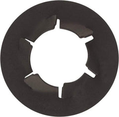 Au-Ve-Co Products - M10x1.50 Screw, 20mm OD, Spring Steel Push Nut - Black Phosphate - Exact Tool & Supply