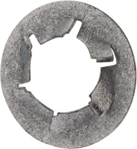 Value Collection - M12x1.75 Screw, 21mm OD, Spring Steel Push Nut - Zinc-Plated - Exact Tool & Supply