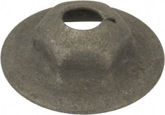 Au-Ve-Co Products - 1/4-20, 13/16" OD, 7/16" Width Across Flats Washer Lock Nut - Zinc-Plated Spring Steel, For Use with Threaded Fasteners - Exact Tool & Supply