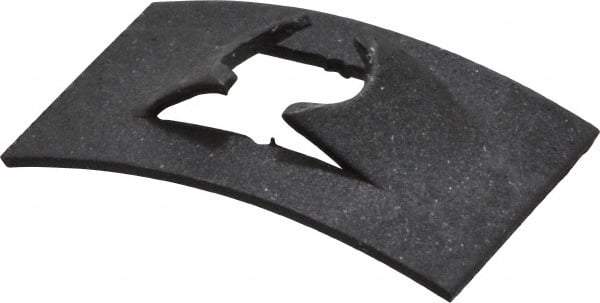 Value Collection - #6 to 32 Screw Size, 5/16" Long x 1/2" Wide, Rectangular Speed Nut - Spring Steel, Black Phosphate Finish, For Threaded Fasteners - Exact Tool & Supply