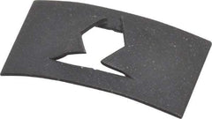 Value Collection - #10 to 24 Screw Size, 7/16" Long x 3/4" Wide, Rectangular Speed Nut - Spring Steel, Black Phosphate Finish, For Threaded Fasteners - Exact Tool & Supply