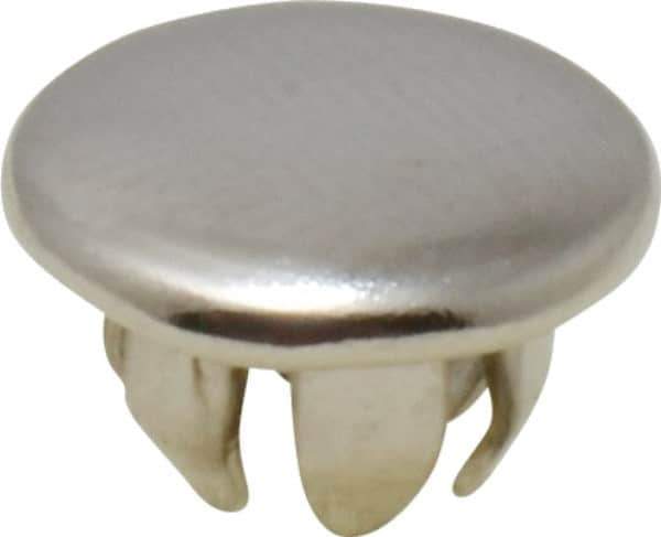 Au-Ve-Co Products - Finishing Plug for 0.035 to 0.062" Thick Panels, for 1/4" Holes - Spring Steel - Exact Tool & Supply