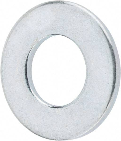 Value Collection - 5/16" Screw, Steel SAE Flat Washer - 11/32" ID x 11/16" OD, 1/16" Thick, Zinc-Plated Finish - Exact Tool & Supply