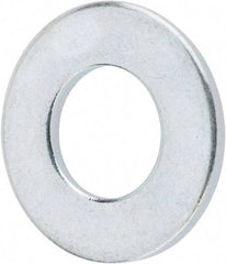 Value Collection - 5/16" Screw, Steel SAE Flat Washer - 11/32" ID x 11/16" OD, 1/16" Thick, Zinc-Plated Finish - Exact Tool & Supply