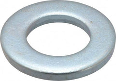 Value Collection - 3/4" Screw, Steel SAE Flat Washer - 13/16" ID x 1-1/2" OD, 9/64" Thick, Zinc-Plated Finish - Exact Tool & Supply