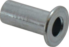 Value Collection - #6-32, 0.01 to 0.08" Grip, #12, Steel Standard Rivet Nut - Flat Head - Exact Tool & Supply
