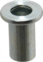 Value Collection - 3/8-16, 0.03 to 0.115" Grip, 1/2" Drill, Steel Standard Rivet Nut - Flat Head - Exact Tool & Supply
