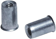 Value Collection - 5/16-18, 0.03 to 0.115" Grip, 27/64" Drill, Aluminum Standard Rivet Nut - Expander Head - Exact Tool & Supply