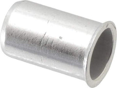 Value Collection - #10-32, 0.01 to 0.08" Grip, Aluminum Standard Rivet Nut - Drill Size Letter F, Expander Head - Exact Tool & Supply
