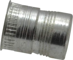 Marson - 1/4-20, 0.51" OAL, Thread-Sert Threaded Insert - 0.391" Hole Diam, 0.408" Head Diam, Steel - Exact Tool & Supply