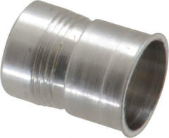 Marson - 1/4-20, 0.51" OAL, Thread-Sert Threaded Insert - 0.391" Hole Diam, 0.408" Head Diam, Aluminum - Exact Tool & Supply