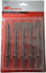 Ingersoll-Rand - 7" OAL, 0.78" Shank Diam, Chisel Set - Round Shank, Steel - Exact Tool & Supply
