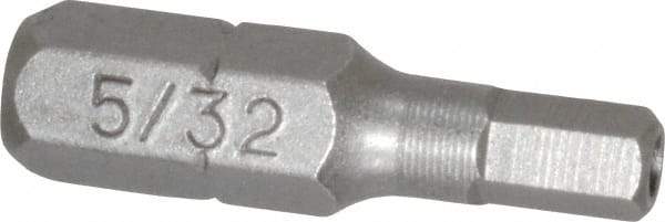 Value Collection - Tamper Resistant Hex Screwdriver Bit - 1" OAL - Exact Tool & Supply
