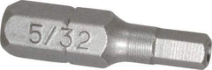 Value Collection - Tamper Resistant Hex Screwdriver Bit - 1" OAL - Exact Tool & Supply