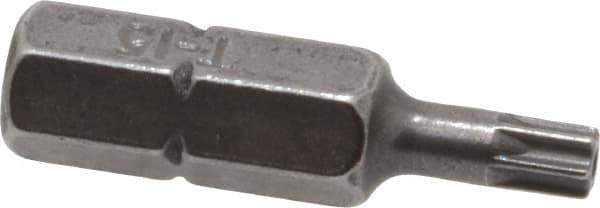 Value Collection - Tamper Resistant Torx Screwdriver Bit - 1" OAL - Exact Tool & Supply