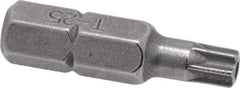 Value Collection - Tamper Resistant Torx Screwdriver Bit - 1" OAL - Exact Tool & Supply