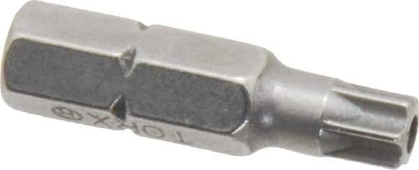 Value Collection - Tamper Resistant Torx Screwdriver Bit - 1" OAL - Exact Tool & Supply