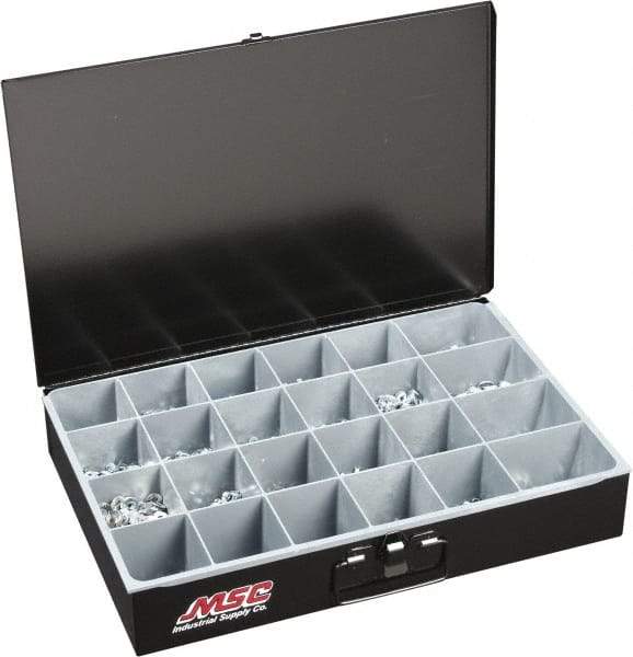Value Collection - #8-32 to 1/4-20 Thread, 3,312 Piece Steel Nut & Washer Assortment - Grade 2, #6-32 to 1/4-20" Screw - Exact Tool & Supply