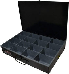 Durham - 1 Drawer, 16 Compartment, Small Parts Assortment Storage Drawer - 12" Deep x 18-1/2" Wide - Exact Tool & Supply