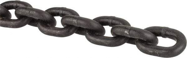 Peerless Chain - 5/16" Welded Alloy Chain - 4,300 Lb Capacity, Grade 80, Alloy Steel, Black Finish - Exact Tool & Supply