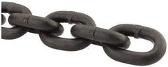 Peerless Chain - 1/2" Welded Alloy Chain - 12,000 Lb Capacity, Grade 80, Alloy Steel, Black Finish - Exact Tool & Supply