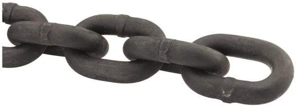 Peerless Chain - 5/8" Welded Alloy Chain - 18,100 Lb Capacity, Grade 80, Alloy Steel, Black Finish - Exact Tool & Supply