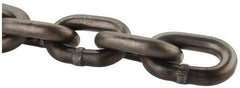 Peerless Chain - 1/2" Welded High Test Chain - 9,200 Lb Capacity, Grade 43, Carbon Steel, Standard Finish - Exact Tool & Supply