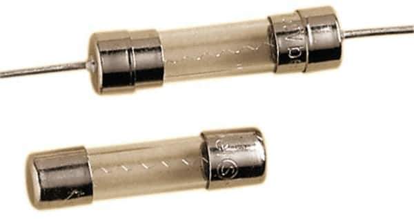 Ferraz Shawmut - 250 VAC, 1.6 Amp, Fast-Acting Miniature Glass Fuse - Clip Mount, 20mm OAL, 5mm Diam - Exact Tool & Supply