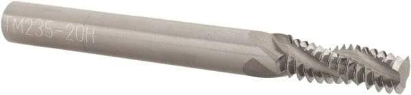 Scientific Cutting Tools - 5/16-20 UN, 0.235" Cutting Diam, 3 Flute, Solid Carbide Helical Flute Thread Mill - Internal/External Thread, 0.67" LOC, 2-1/2" OAL, 1/4" Shank Diam - Exact Tool & Supply