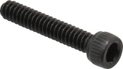 Unbrako - #4-40 UNC Hex Socket Drive, Socket Cap Screw - Alloy Steel, Black Oxide Finish, 5/8" Length Under Head - Exact Tool & Supply