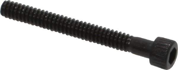 Unbrako - #4-40 UNC Hex Socket Drive, Socket Cap Screw - Alloy Steel, Black Oxide Finish, 1" Length Under Head - Exact Tool & Supply