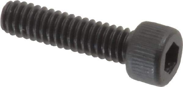 Unbrako - #5-40 UNC Hex Socket Drive, Socket Cap Screw - Alloy Steel, Black Oxide Finish, 1/2" Length Under Head - Exact Tool & Supply