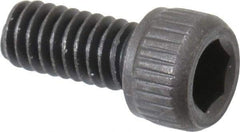 Unbrako - #8-32 UNC Hex Socket Drive, Socket Cap Screw - Alloy Steel, Black Oxide Finish, 3/8" Length Under Head - Exact Tool & Supply