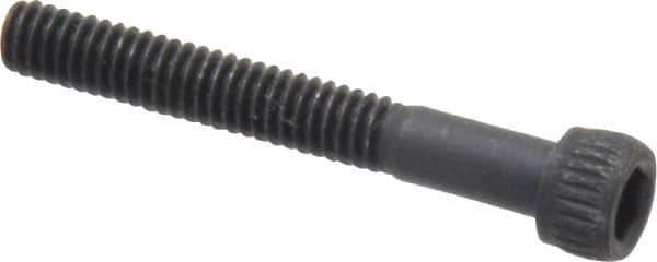 Unbrako - #8-32 UNC Hex Socket Drive, Socket Cap Screw - Alloy Steel, Black Oxide Finish, 1-1/4" Length Under Head - Exact Tool & Supply