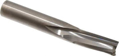 Onsrud - 1/2" Cutting Diam x 1-1/8" Length of Cut, 3 Flute, Downcut Spiral Router Bit - Uncoated, Right Hand Cut, Solid Carbide, 3-1/2" OAL x 1/2" Shank Diam, Three Edge, 10° Helix Angle - Exact Tool & Supply