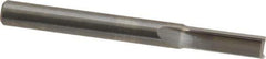 Onsrud - 1/4" Diam, 1/4" Shank Diam, 3/4" Length of Cut, 2 Flute Double Edge Straight Router Bit - 2-1/2" Overall Length, Right Hand Cut, Solid Carbide - Exact Tool & Supply